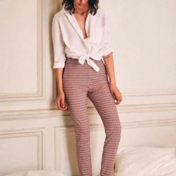 Sloan cropped plaid pant - Picture 2 of 9